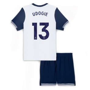 Tottenham Hotspur Destiny Udogie #13 Dětské Domácí dres komplet 2024-25 Krátký Rukáv (+ trenýrky)